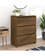 Buffet Chêne marron 60x35x76 cm Bois d'ingénierie | Mobilier & Déco
