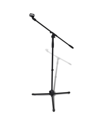 Pied de microphone réglable en hauteur et pliable | Mobilier & Déco