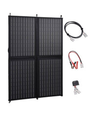 Chargeur de panneau solaire pliable 100 W 12 V | Mobilier & Déco