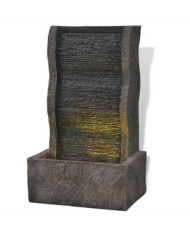 Fontaine d'intérieur avec lampe LED Polyrésine | Mobilier & Déco