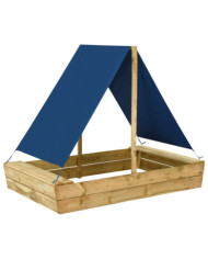 Bac à sable avec toit 160x100x133 cm Bois de pin imprégné | Mobilier & Déco