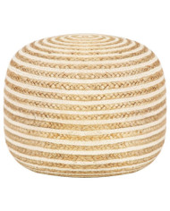 Pouf fait à la main 45x30 cm Jute | Mobilier & Déco