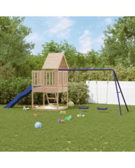 Aire de jeux d'extérieur bois de pin massif | Mobilier & Déco