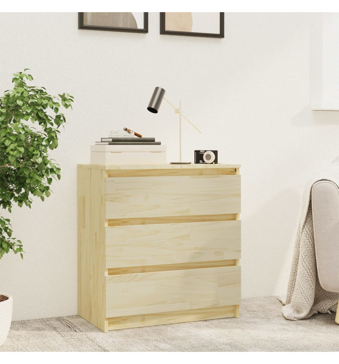 Table de chevet 60x36x64 cm Bois de pin massif | Mobilier & Déco