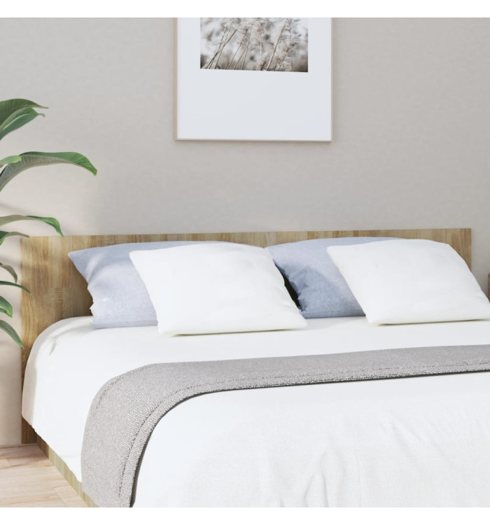 Tête de lit Chêne sonoma 200x1,5x80 cm Bois d'ingénierie | Mobilier & Déco