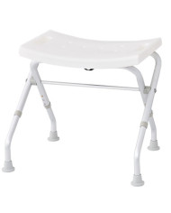 RIDDER Tabouret pliable de salle de bain 110 kg Blanc A0050301 | Mobilier & Déco