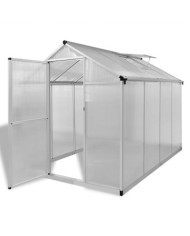 Serre renforcée en aluminium avec cadre de base 4,6 m² | Mobilier & Déco