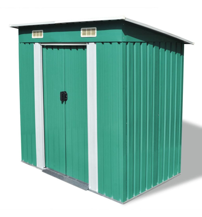 Abri de jardin Métal Vert | Mobilier & Déco