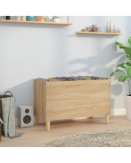 Armoire à disques chêne sonoma 74,5x38x48 cm bois d'ingénierie | Mobilier & Déco