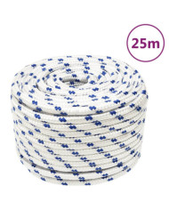 Corde de bateau Blanc 12 mm 25 m Polypropylène | Mobilier & Déco