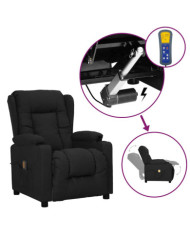 Fauteuil de massage Noir Tissu | Mobilier & Déco