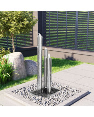 Fontaine de jardin Argenté 48x34x88 cm Acier inoxydable | Mobilier & Déco