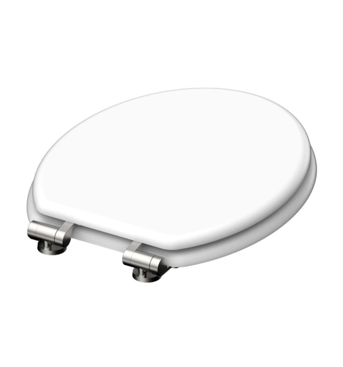 SCHÜTTE Siège de toilette WHITE noyau de bois | Mobilier & Déco
