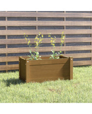 Jardinière d'extérieur Marron miel 60x31x31 cm Bois de pin | Mobilier & Déco