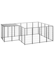 Chenil Noir 6,05 m² Acier | Mobilier & Déco