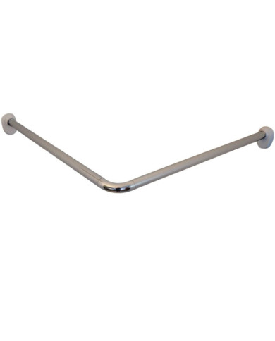 RIDDER Tringle de rideau de douche coin universelle 25 mm Chrome 59500 | Mobilier & Déco