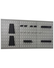 Panneaux perforés muraux 3 pcs 40x58 cm Acier | Mobilier & Déco