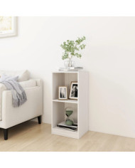 Armoire d'appoint blanc 35,5x33,5x76 cm bois de pin massif | Mobilier & Déco