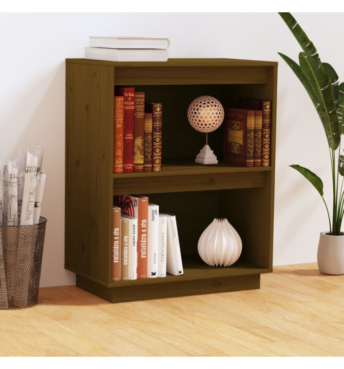 Armoire console Marron miel 60x34x75 cm Bois de pin solide | Mobilier & Déco