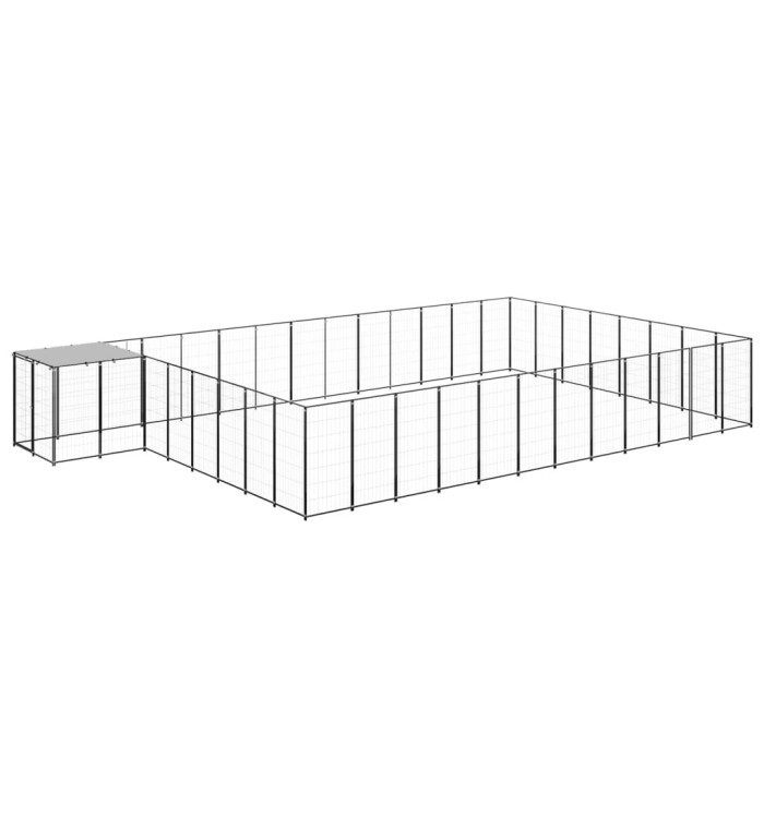 Chenil Noir 30,25 m² Acier | Mobilier & Déco