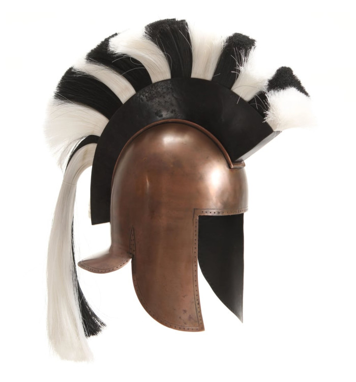 Casque de guerrier grec antique pour GN Cuivre Acier | Mobilier & Déco