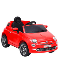 Voiture électrique pour enfants Fiat 500 Rouge | Mobilier & Déco