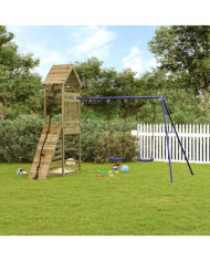 Aire de jeux d'extérieur bois de pin imprégné | Mobilier & Déco