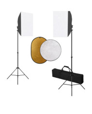 Kit de studio photo avec boîte à lumière et réflecteur | Mobilier & Déco