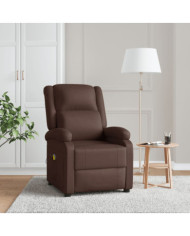 Fauteuil de massage Marron Similicuir | Mobilier & Déco
