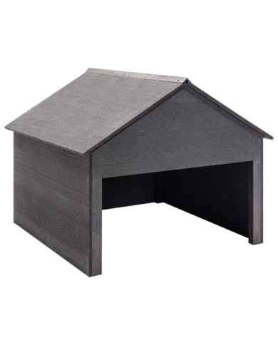 Garage pour tondeuse à gazon Gris 80x80x70 cm WPC | Mobilier & Déco