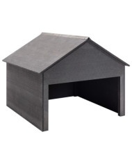 Garage pour tondeuse à gazon Gris 80x80x70 cm WPC | Mobilier & Déco