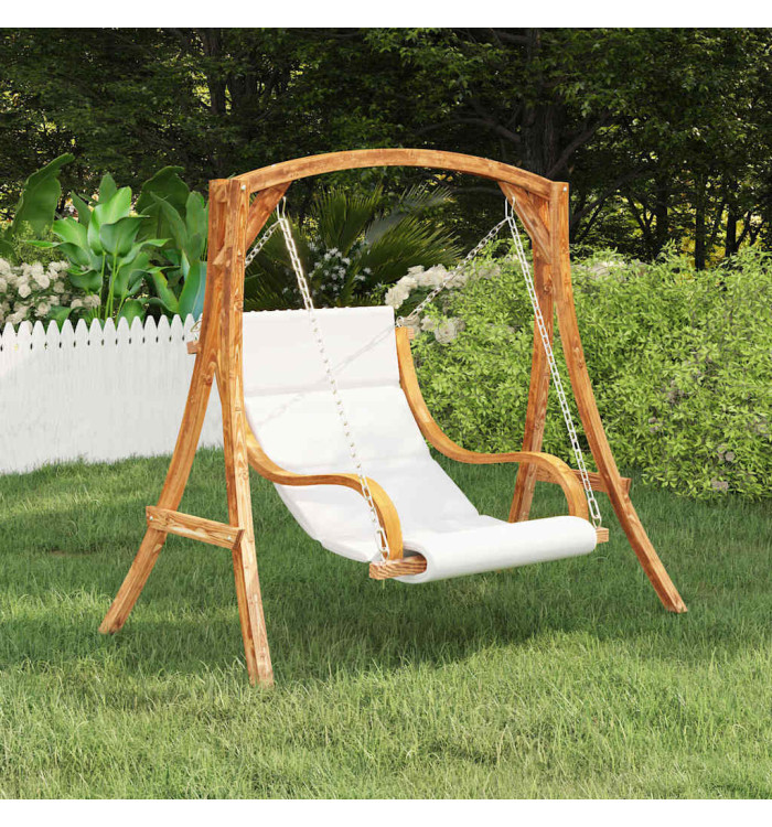Balancelle sans balançoire et coussin Bois courbé | Mobilier & Déco