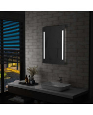 Miroir mural à LED pour salle de bains 60x80 cm | Mobilier & Déco
