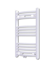 Sèche-Serviettes Chauffage Central Incurvé 500x764mm + Connecteurs | Mobilier & Déco