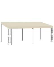Belvédère mural 3x6 m Crème Tissu | Mobilier & Déco