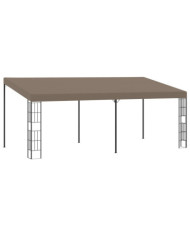 Belvédère mural 6x3 m Taupe Tissu | Mobilier & Déco