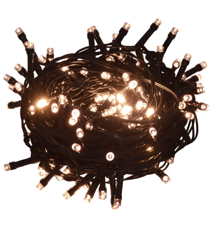 Guirlande lumineuse et 1000 LED 100 m 8 effets lumineux Blanc chaud | Mobilier & Déco