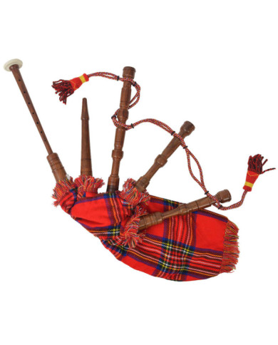 Cornemuse écossaise Great Highland d'enfants tartan rouge | Mobilier & Déco