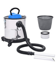Aspirateur à cendres et filtre HEPA 1200W 20 L Acier inoxydable | Mobilier & Déco