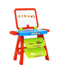 Ensemble 3 en 1 de chevalet et bureau d'apprentissage enfant | Mobilier & Déco