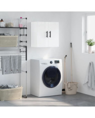 Armoire murale Blanc brillant 60x31x60 cm Bois d'ingénierie | Mobilier & Déco