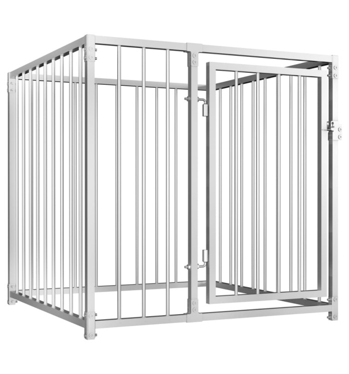 Chenil d'extérieur pour chiens 100 x 100 x 100 cm | Mobilier & Déco