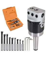 Jeu d'outils d'alésage 15 pcs 50 mm Tête d'alésage MT2-F1-12 | Mobilier & Déco