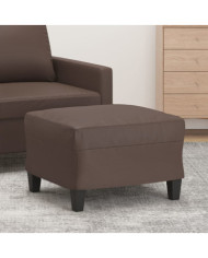 Repose-pied Marron 60x50x41 cm Similicuir | Mobilier & Déco