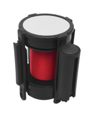 Barrière à bande rétractable 200 cm Rouge | Mobilier & Déco