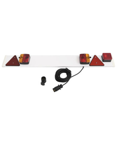 Feu de remorque Rouge 115x7x14 cm 12V ampoule classique | Mobilier & Déco