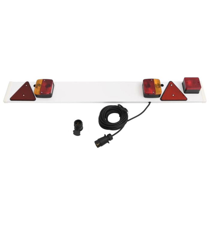 Feu de remorque Rouge 115x7x14 cm 12V ampoule classique | Mobilier & Déco