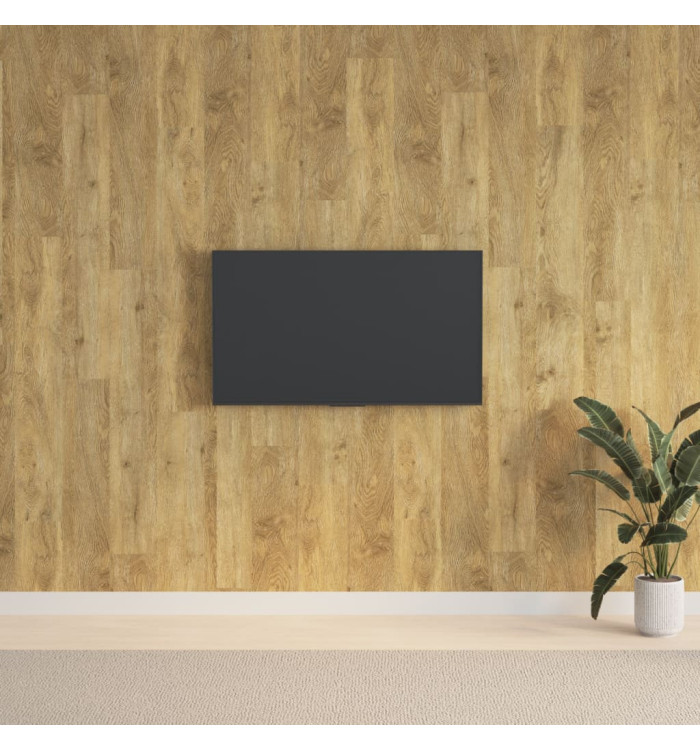 Panneaux muraux Aspect bois Marron PVC 2,06 m² | Mobilier & Déco