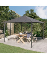 Belvédère avec toit 3x3 m Anthracite | Mobilier & Déco
