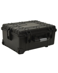 Valise de vol à roulettes Noir 58x45x27 cm PP | Mobilier & Déco